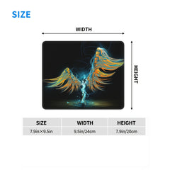 Colorful Wing Pattern Mouse Pad 20x24cm