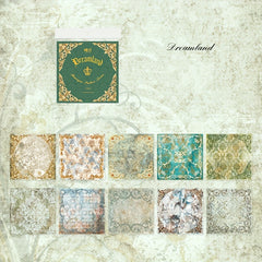 30pcs Paper Baroque Classic Shading Collage Material Handcraft DIY Decor