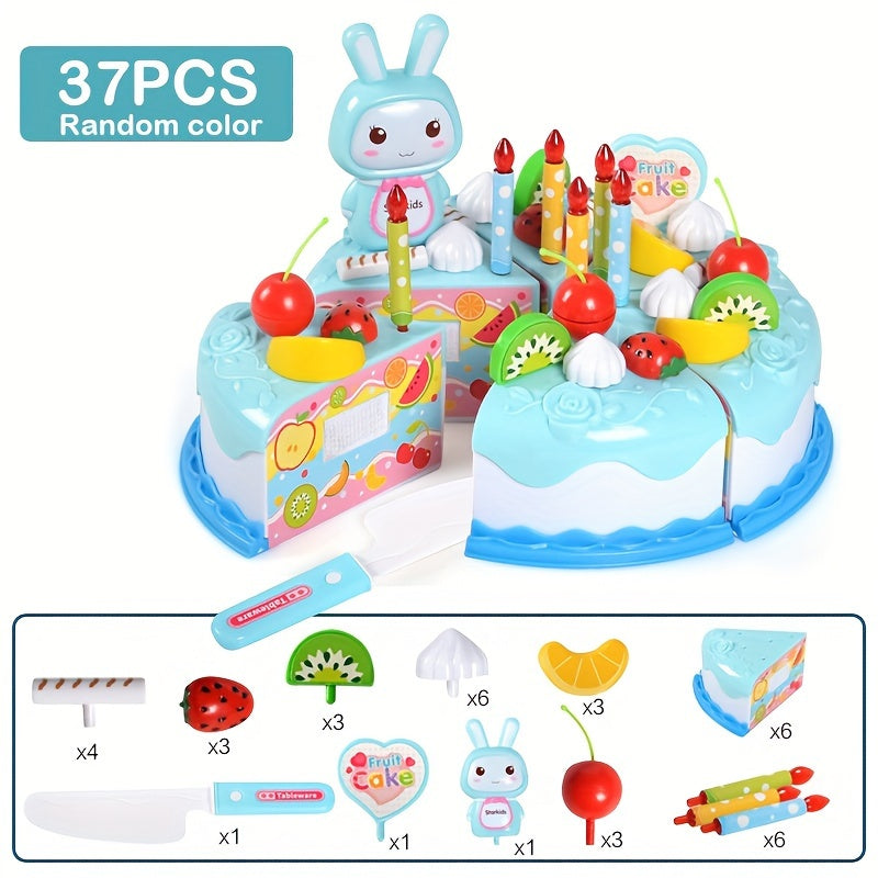 House Toy Cake Cutting Set for Girls Pretend Play