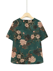 Floral Print Top & Pants Set