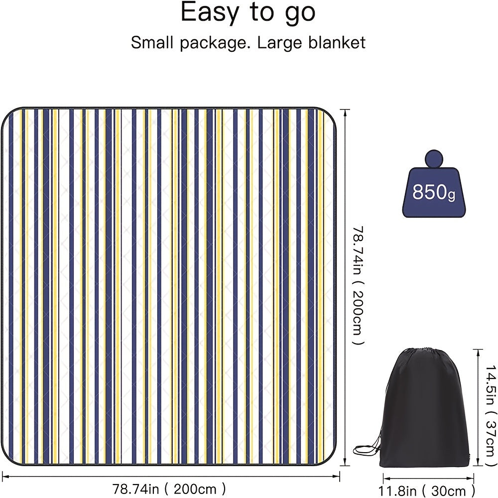 Waterproof Outdoor Picnic Blanket Folding Mat For Park and Beach Camping