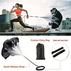 Agility Ladder Speed Training Set - Ladder, Parachute, Hurdles, Cones
