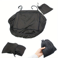 Baby Car Seat Cover with Breathable Window & Anti-Mosquito Hood