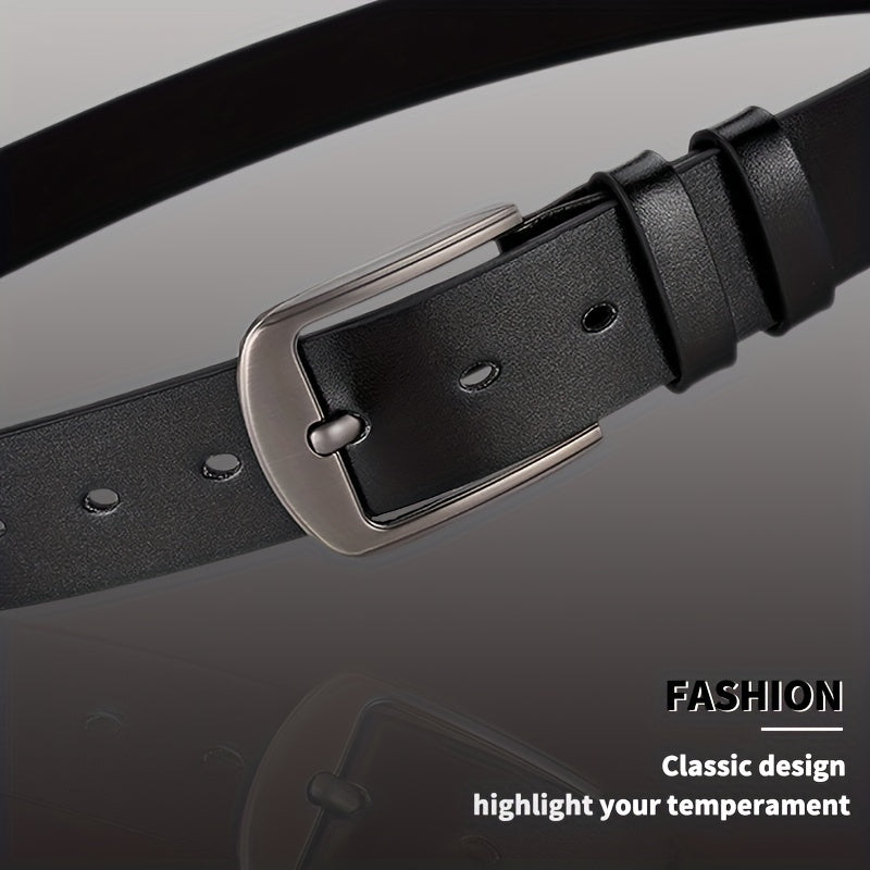 Men's Casual PU Leather Belt for Daily Use