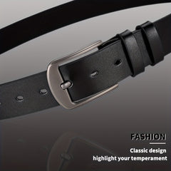 Men's Casual PU Leather Belt for Daily Use