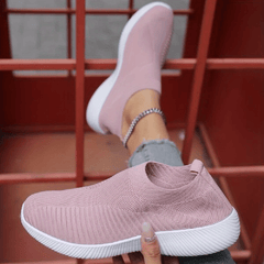 Women's Mesh Socks Shoes Slip On Walking Shoes