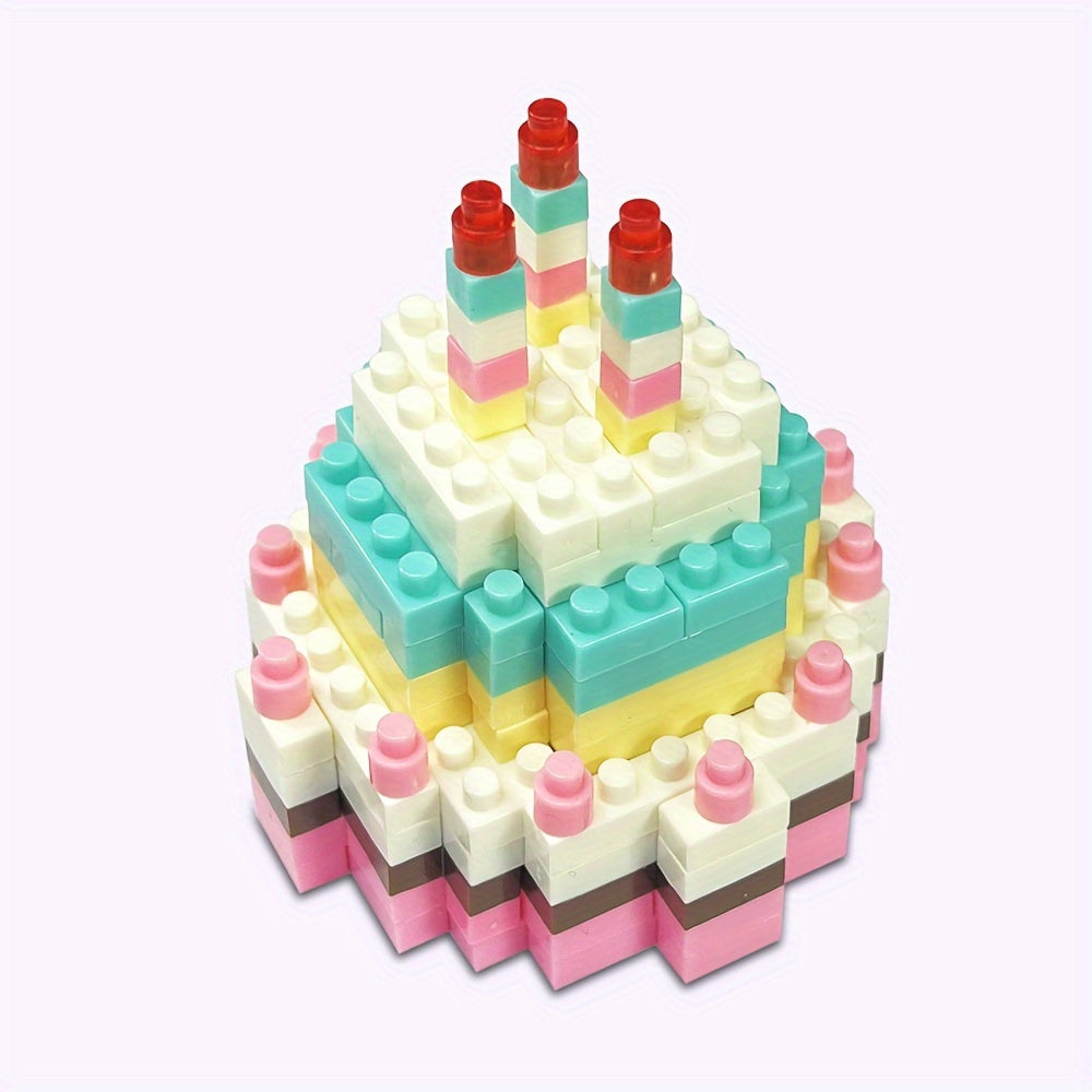 Cake Building Blocks DIY Model Toys Gift