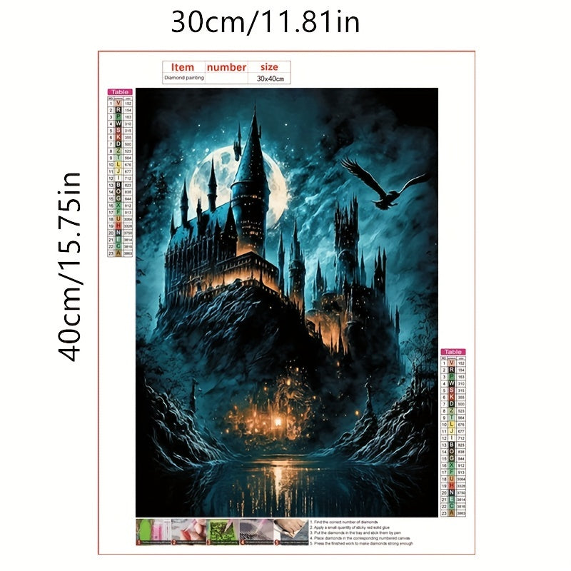 Castle Diamond Painting Kit for Adults - DIY Decor for Living Room