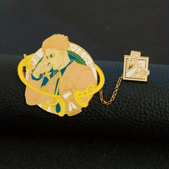 Anime Tassel Brooch Metal Enamel Lapel Pin Hat Brooch Pin Jewelry
