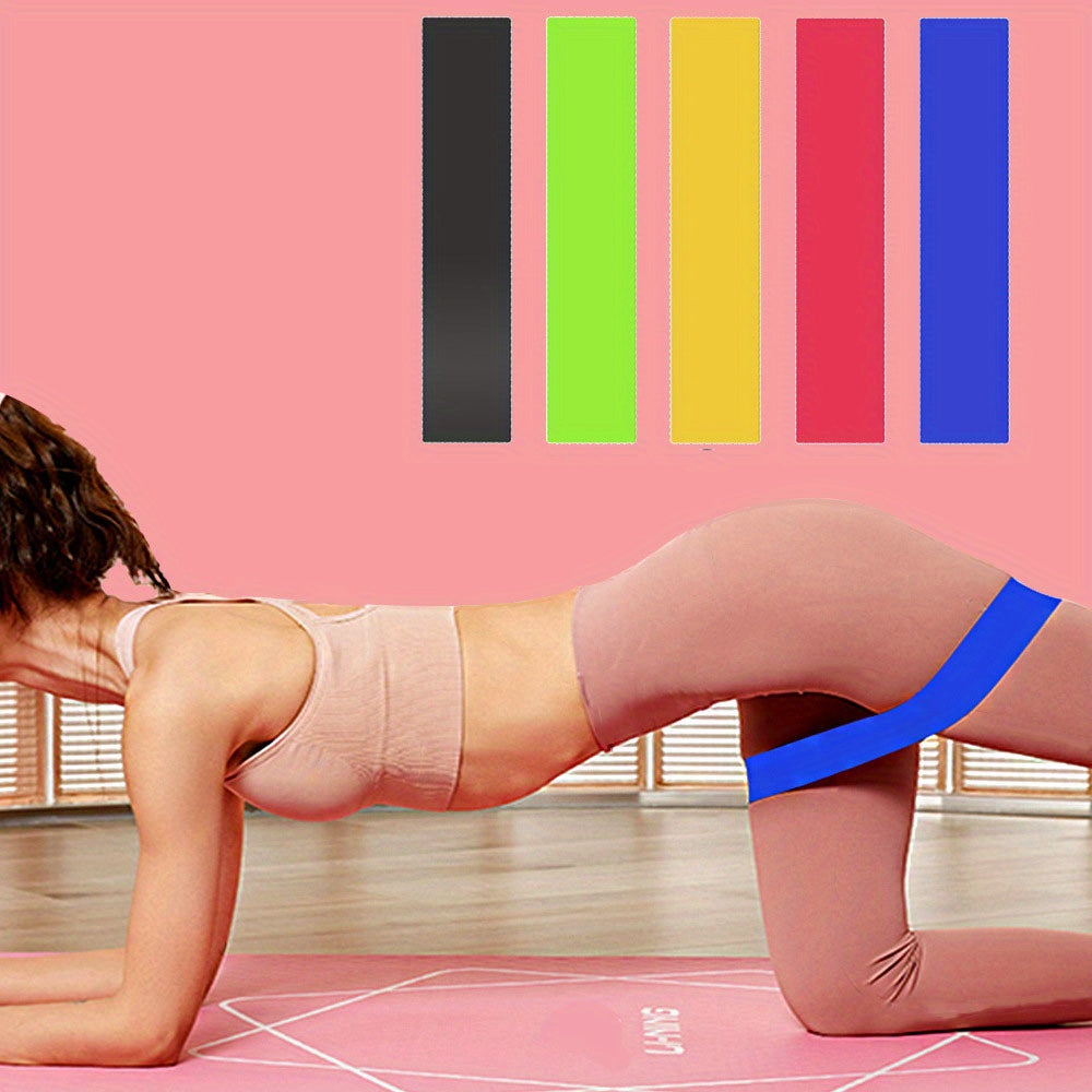 5pcs Resistance Bands Set for Full Body Workouts Yoga Pilates Gym Exercise