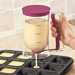 Cream Funnel Measuring Cup Cake Chocolate Separator Hand held Batter Funnel