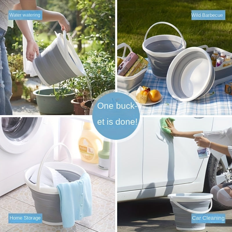 Portable Folding Water Bucket for Outdoor Travel