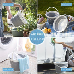 Portable Folding Water Bucket for Outdoor Travel