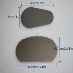 10pcs Metal Clay Scraper for Polymer Clay & Ceramics
