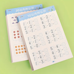 Kindergarten Math Practice Books Set Addition and Subtraction Within 10 and 20