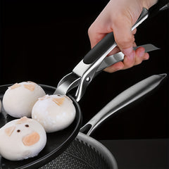 Stainless Steel Bowl Gripper Clips with Silicone Clamp