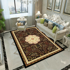 Boho Anti Fatigue Kitchen Rug Non Slip Soft Faux Sheepskin Mat