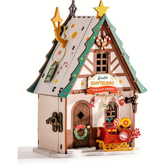 DIY Wooden Dollhouse Kit for Adults: Twinkling Christ