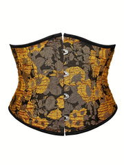 Floral Corset Tummy Control Lace Up Body Shaper Women's Lingerie