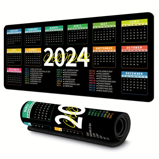 Mouse Pad Calendar for Desktops, Multiple Sizes and Colors