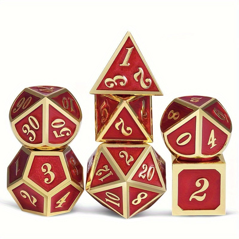 7pcs Mini Number Dice Game Punishment Accessories