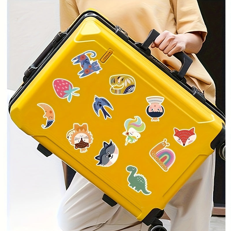 50pcs Cartoon Exotic Series Graffiti Stickers Waterproof DIY Diary Sticker Pack