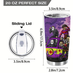 20oz Halloween Stainless Steel Tumbler - Double Wall Vacuum Insulated Travel Mug