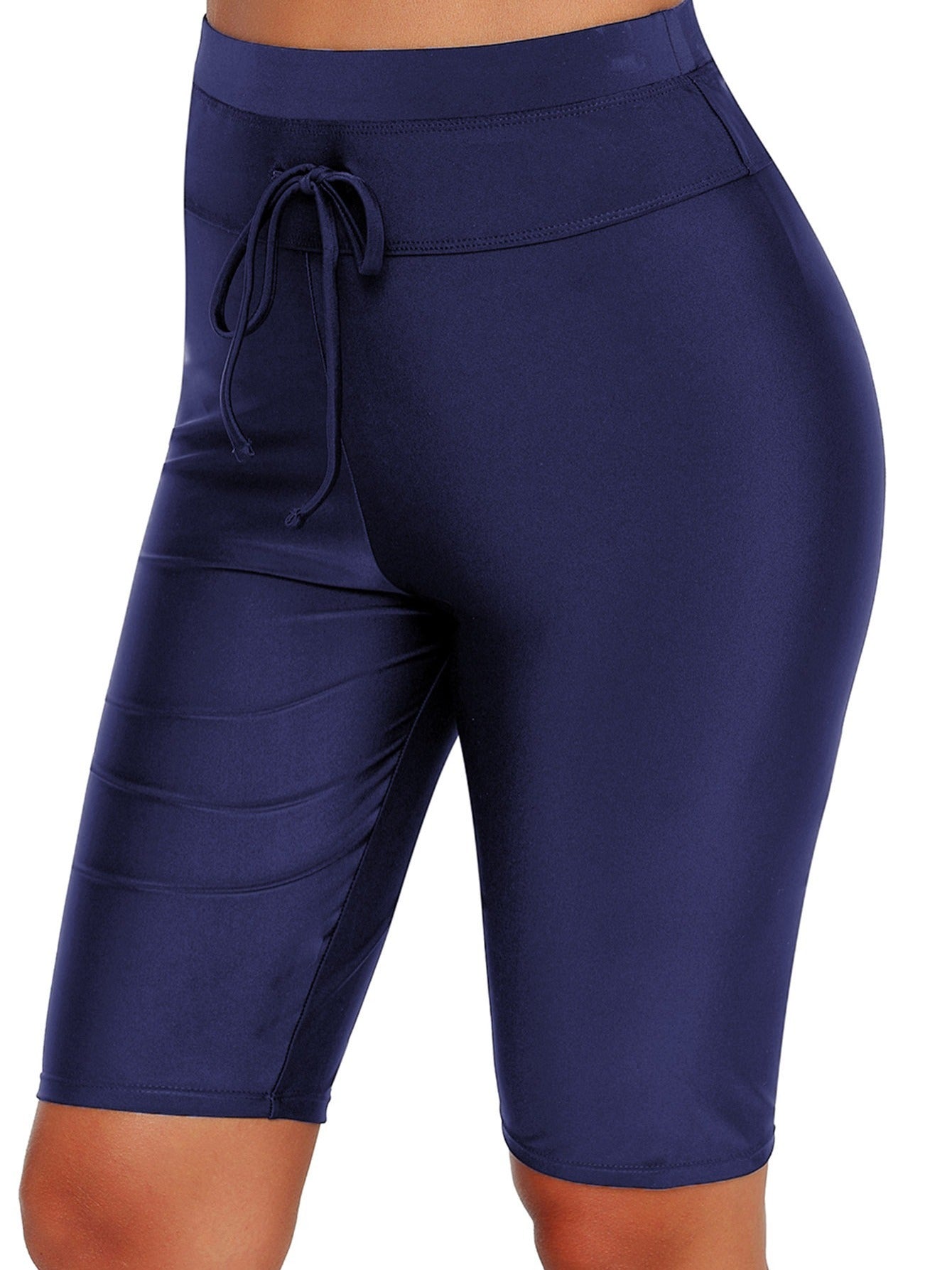 Women's High Waisted Boardshort Swim Bottom Tankini Shorts