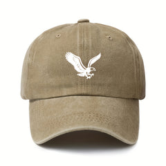 Unisex Eagle Printed Retro Baseball Cap Adjustable Sunscreen Hat