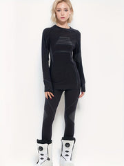 Women's Thermal Ski Base Layer Top & Leggings Set