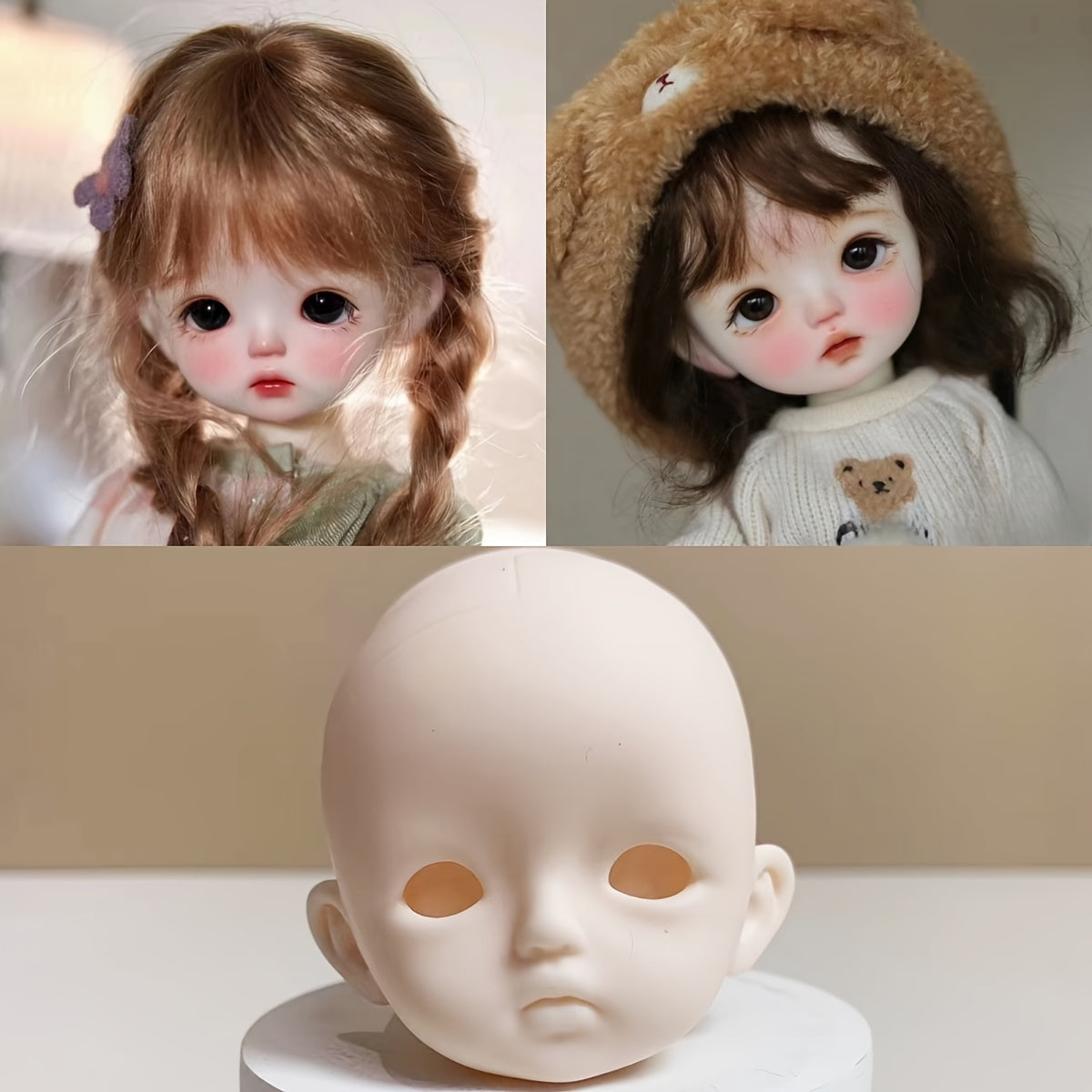 Anime Inspired Doll 11 02 BJD OB11 Collectible Articulated Ideal Gift