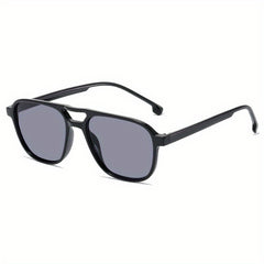 Men's Square Frame Polarized Sunglasses UV 400 Protection