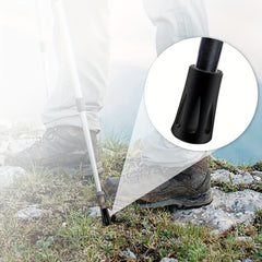 4pcs Trekking Pole Tips Replacement Protectors Rubber Tips Walking Sticks
