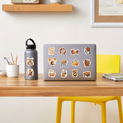 50pcs Healing Autumn Scenery Series Stickers Waterproof DIY Sticker Pack