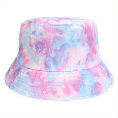 Tie Dye Reversible Bucket Hat Sun Protection