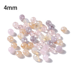126pcs Multicolor 3mm 4mm Austria Faceted Crystal Glass Beads DIY Jewelry Making