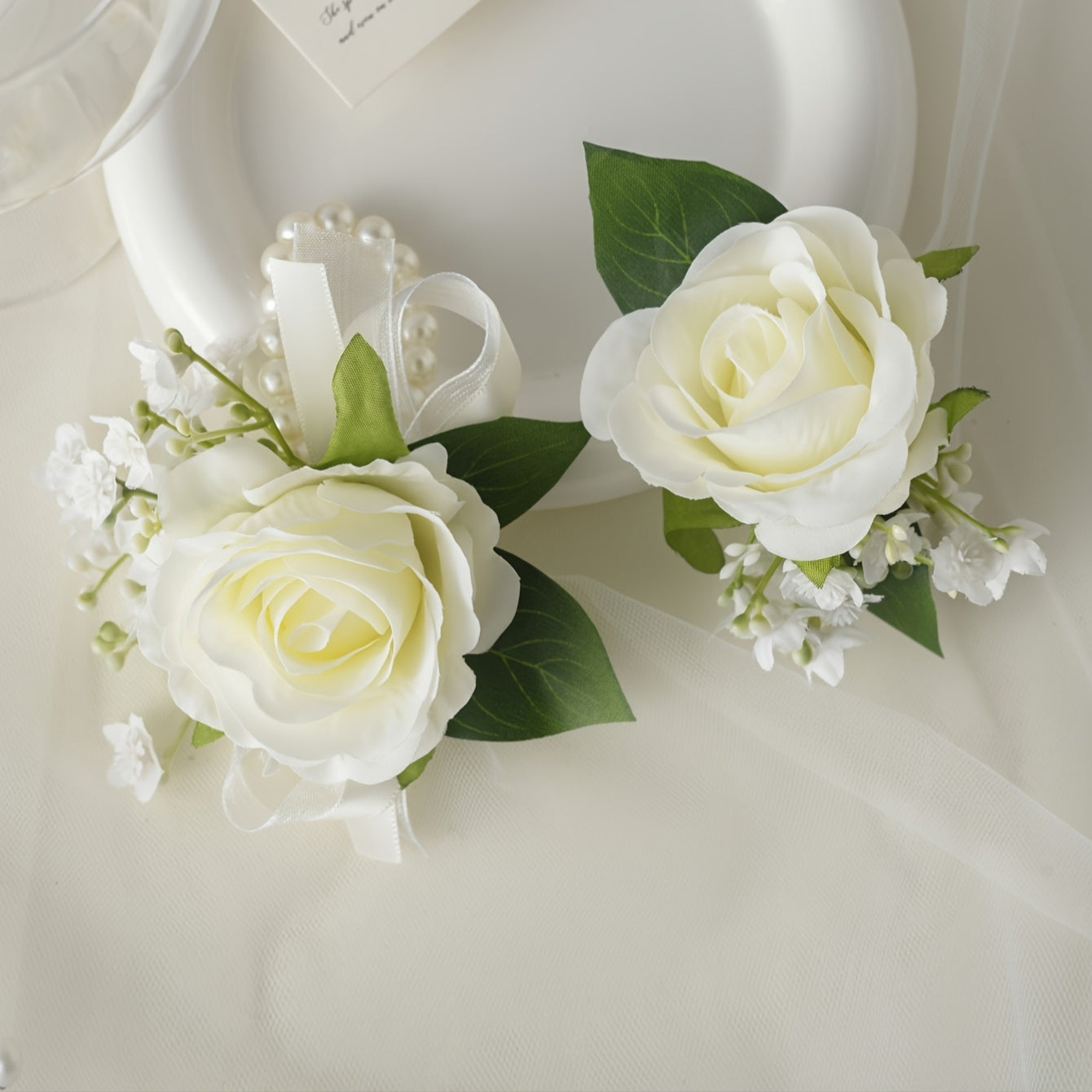 Classic Rose Corsage for Groom, Weddings, Formal Events