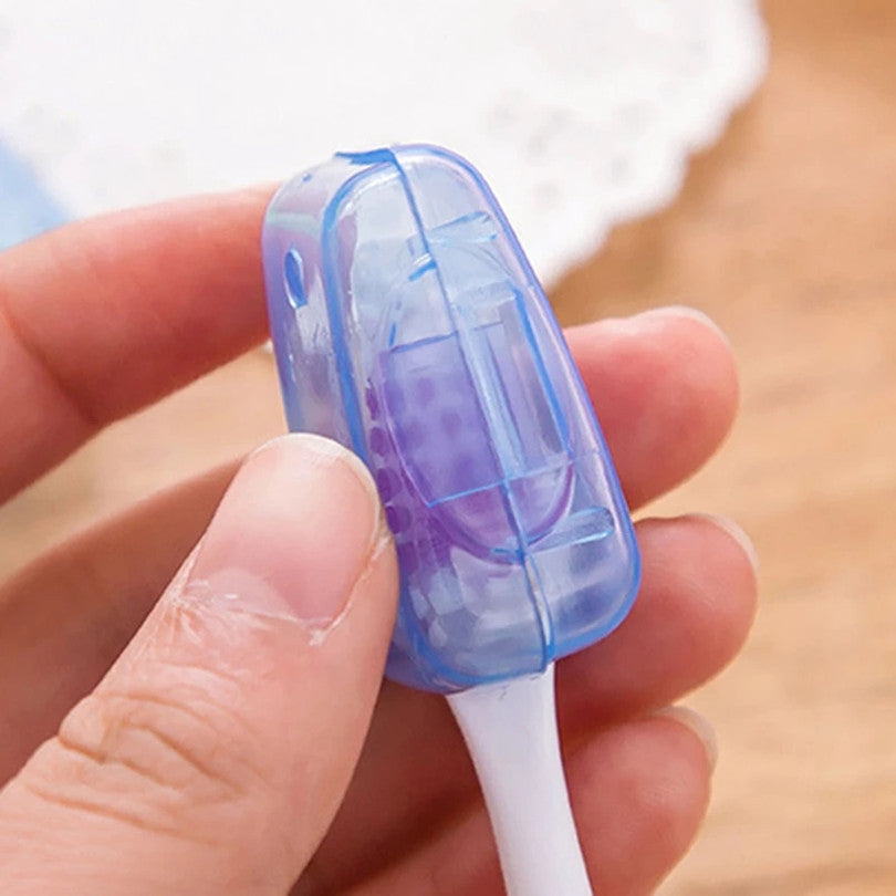 5pcs Toothbrush Head Covers Colorful Soft Durable Bathroom Accessory
