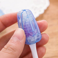 5pcs Toothbrush Head Covers Colorful Soft Durable Bathroom Accessory