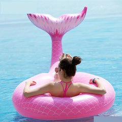 Inflatable Rainbow Floating Bed