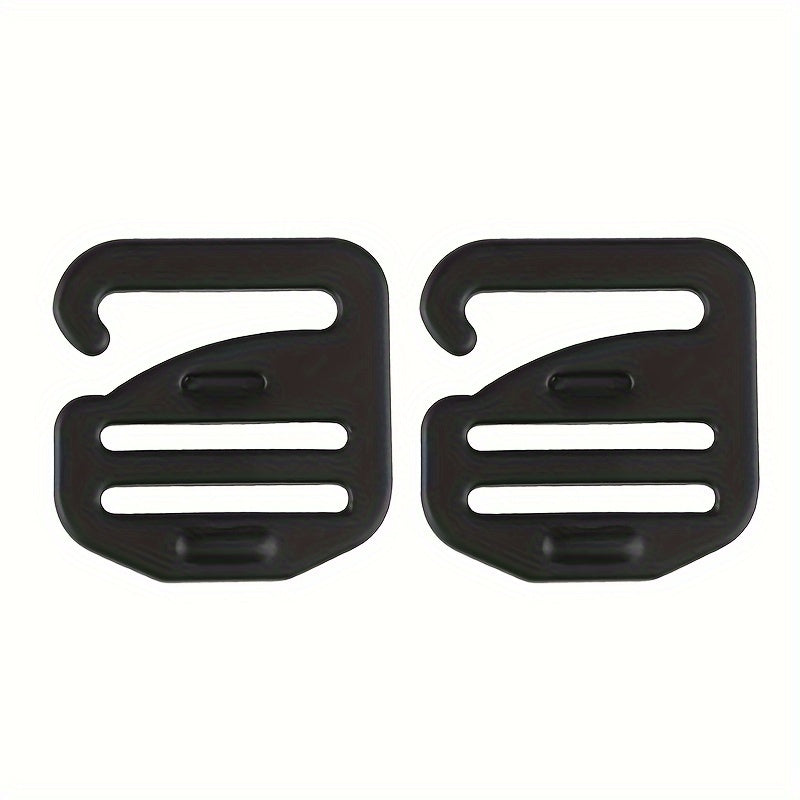 2pcs G Hook Wave Buckle for Backpack Shoulder Strap Adjustment
