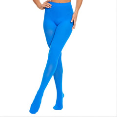 Women's 80 D Royal Tights Soft Opaque Footed Pantyhose