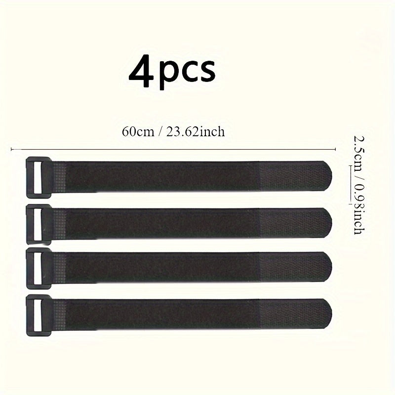 Skiing Pole Binding Straps Durable Fastening Cable Ties Cycling Yoga Mat Straps