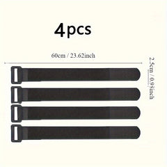Skiing Pole Binding Straps Durable Fastening Cable Ties Cycling Yoga Mat Straps