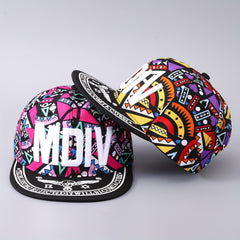 Men's Baseball Cap English Letter Big Brim Hip Hop Hat