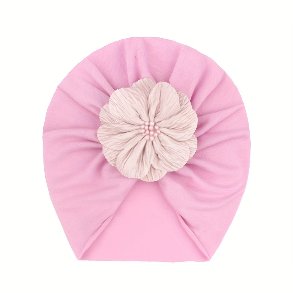Baby Turban Hats Flower Knot Head Wraps for Newborn Beanie Nursery