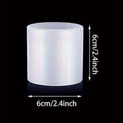 Resin Mold Cylinder Light with Wooden Base Stand