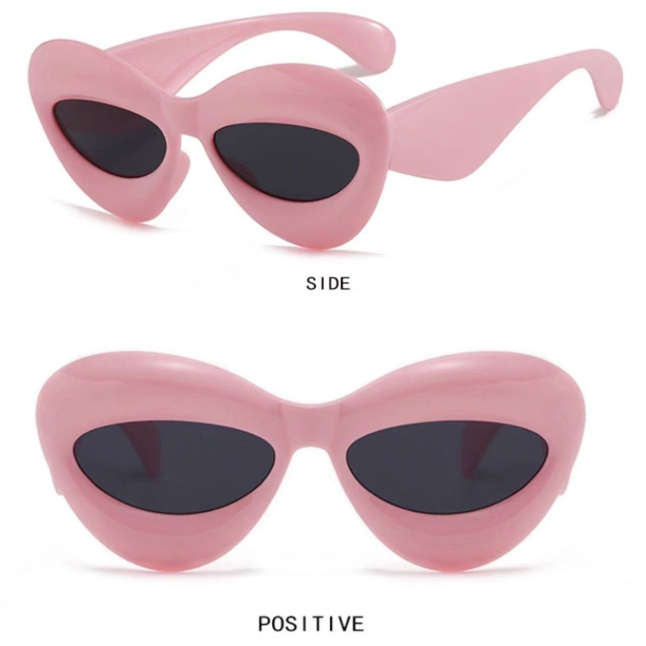 Sexy Thick Frame Cat Eye Candy Punk Sun Glasses UV400