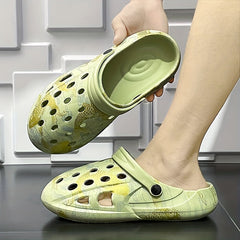 Men's Lightweight Comfy Clogs Hollow Out Non Slip Garden Shoes