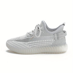 Women's Lightweight Knit Sports Shoes Breathable Running Tennis Low Top Sneakers